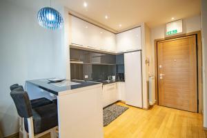 Cucina o angolo cottura di Apartman Oaza Kalman SPA-GYM