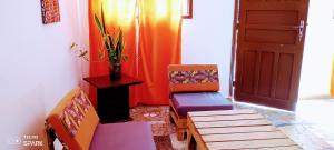 Posezení v ubytování Akwa Guesthouse Cotonou