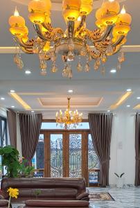 Posezení v ubytování Uncle Park's Villa Son Trang 엉클팍
