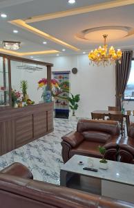 Posezení v ubytování Uncle Park's Villa Son Trang 엉클팍