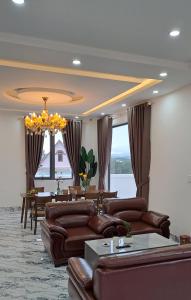 Posezení v ubytování Uncle Park's Villa Son Trang 엉클팍