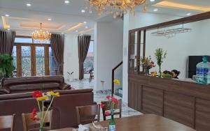 Posezení v ubytování Uncle Park's Villa Son Trang 엉클팍