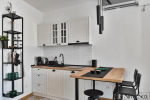 Kuhinja ili čajna kuhinja u objektu SilverSea Apartman
