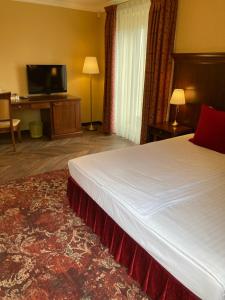 TV a/nebo společenská místnost v ubytování Guest House Pirklių Namai