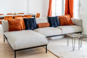 Istumisnurk majutusasutuses Superbe Appartement F4 Puteaux