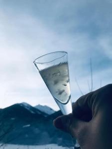 Joogid majutusasutuses Kleine Alpenhütte in Lend neben der Salzach