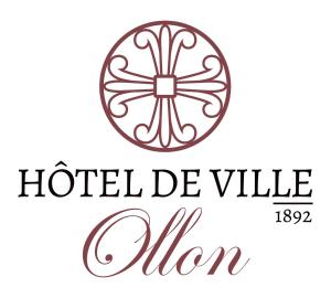 a logo for a hotel be ville ollor at Hôtel de Ville d'Ollon in Ollon