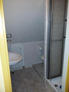 Kúpeľňa v ubytovaní Pension Rieger