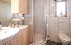 A bathroom at Bezaubernde Ferienwohnung