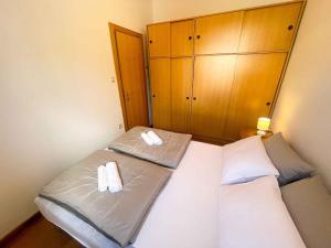 Posteľ alebo postele v izbe v ubytovaní Apartment in Crikvenica 43069