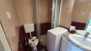 A bathroom at Holiday home in Balatonmariafürdo 43119
