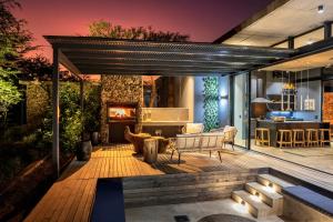 Χώρος καθιστικού στο Garangani, Self-Catering Villa at Buffelshuis Safari Camp