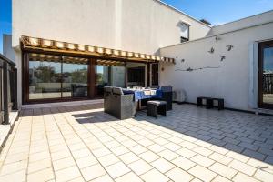 Balkón alebo terasa v ubytovaní Les Terrasses de la Vallée