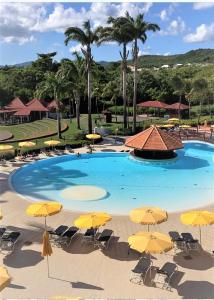 Sundlaugin á SUPERBE STUDIO MARTINIQUE VUE ROCHER DU DIAMANT eða í nágrenninu