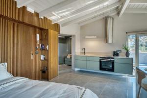 Kuchyň nebo kuchyňský kout v ubytování Chameleon Premium Loft
