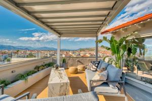 Balkón nebo terasa v ubytování Chameleon Premium Loft