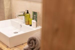 Kylpyhuone majoituspaikassa Haus Kreidl