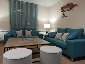 A seating area at La Olma