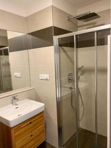 Et badeværelse på Apartmán Dolce Vita 1.5