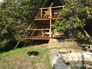 Zahrada ubytování Glamping El Árbol en la Casa