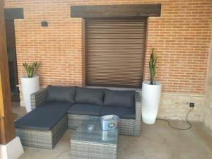 A seating area at La Olma