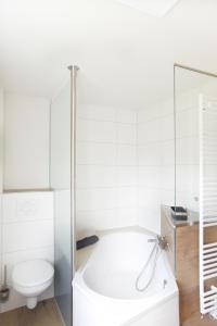 Koupelna v ubytování Ferienwohnung Spreeblick