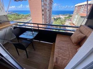 Balkón nebo terasa v ubytování LOFT vistas playa jardin