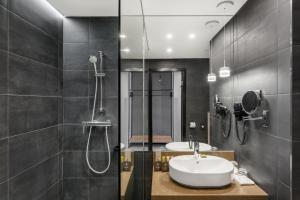 Kúpeľňa v ubytovaní Art Hotel Szeged