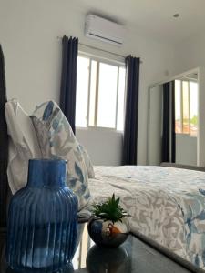 Postel nebo postele na pokoji v ubytování Belle Luxury Apartments