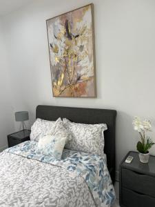 Postel nebo postele na pokoji v ubytování Belle Luxury Apartments