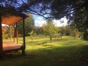 Jardín al aire libre en Refugio del Chucao Chiloe