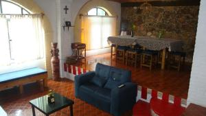 Χώρος καθιστικού στο Manantial 41 tu Casa en Tequisquiapan