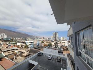 a view of a city from a building at Edificio Bulnes Iquique in Iquique