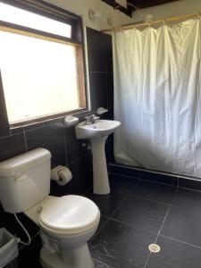 Koupelna v ubytování Hostelline
