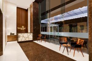 Posezení v ubytování Lemon Tree Hotel, Kalina BKC, Mumbai