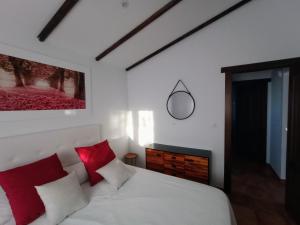 Postel nebo postele na pokoji v ubytování Casa de Campo Los Manueles Ideal Perros Pet Friendly