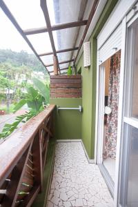 Uma varanda ou terraço em Juquehy Praia Hotel