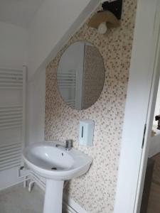 Koupelna v ubytování Casa colț de rai