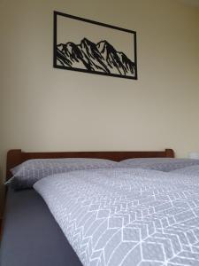 Postel nebo postele na pokoji v ubytování Apartmány Zaky