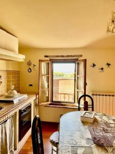 A kitchen or kitchenette at La casina del Poggio