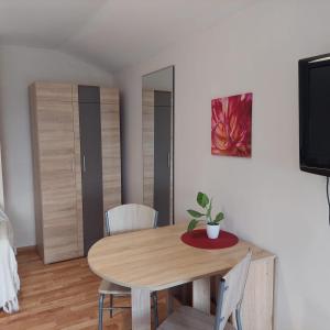 Telewizja i/lub zestaw kina domowego w obiekcie Pokoje Pod Dębowcem