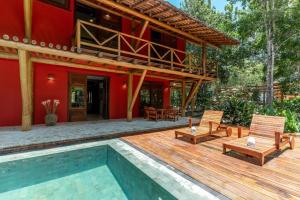 Πισίνα στο ή κοντά στο Village La Dolce Vita com Club e Quadra de Beach Tennis +291 φωτογραφίες