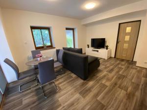 TV a/nebo společenská místnost v ubytování Apartmány Paseky - Jablonec nad Nisou
