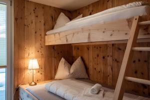 Łóżko lub łóżka w pokoju w obiekcie Penthouse „Das Besenhaus“