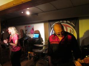 a man and a woman playing drums in a room at Sikhall Camping & Restaurang in Sörbo +42 photos