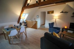 Гостиная зона в Au toit de l’Alsace - Loft au pied des Vosges