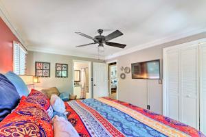 Una cama o camas en una habitación de Dobson Getaway with Private Pool and Game Room!