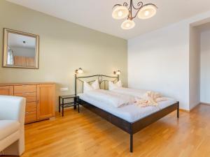 Łóżko lub łóżka w pokoju w obiekcie Vicky Apartment Large
