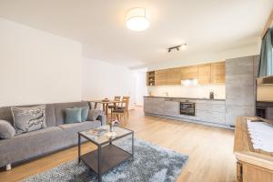 Kuchyň nebo kuchyňský kout v ubytování Zeit.Glück Appartements