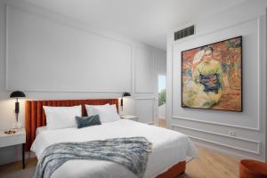 Posteľ alebo postele v izbe v ubytovaní Valens Residence